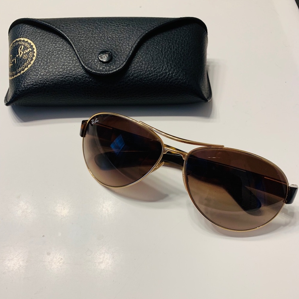 Ray-Ban tortoise/gold sunglasses